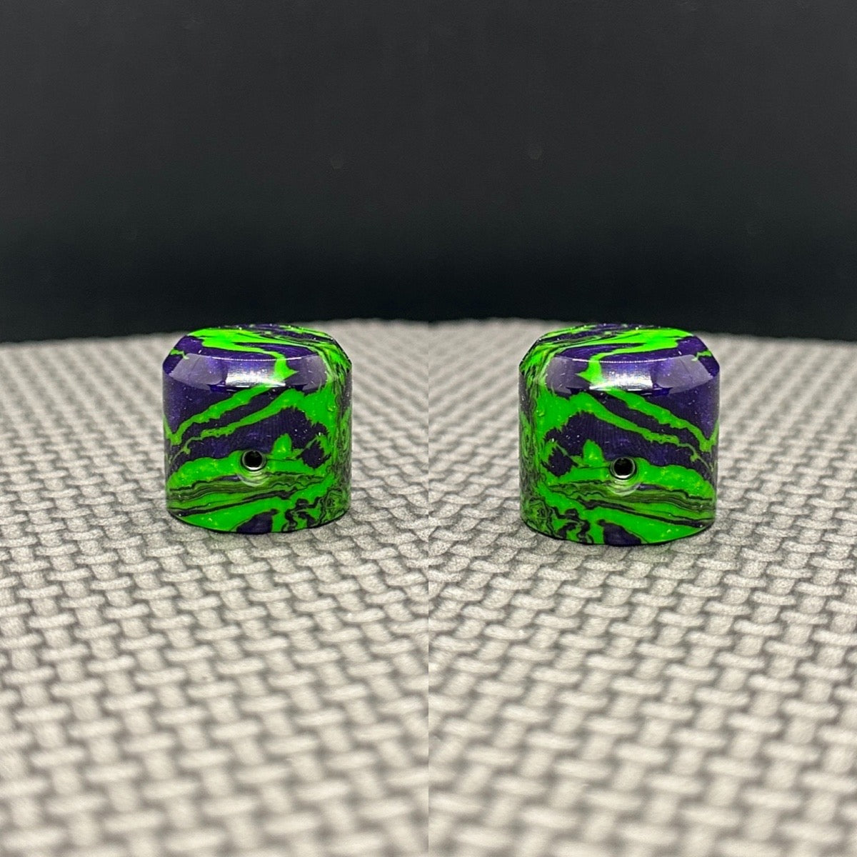 Custom "Toxic Sludge" Resin Guitar and Bass Volume Knobs Tactical