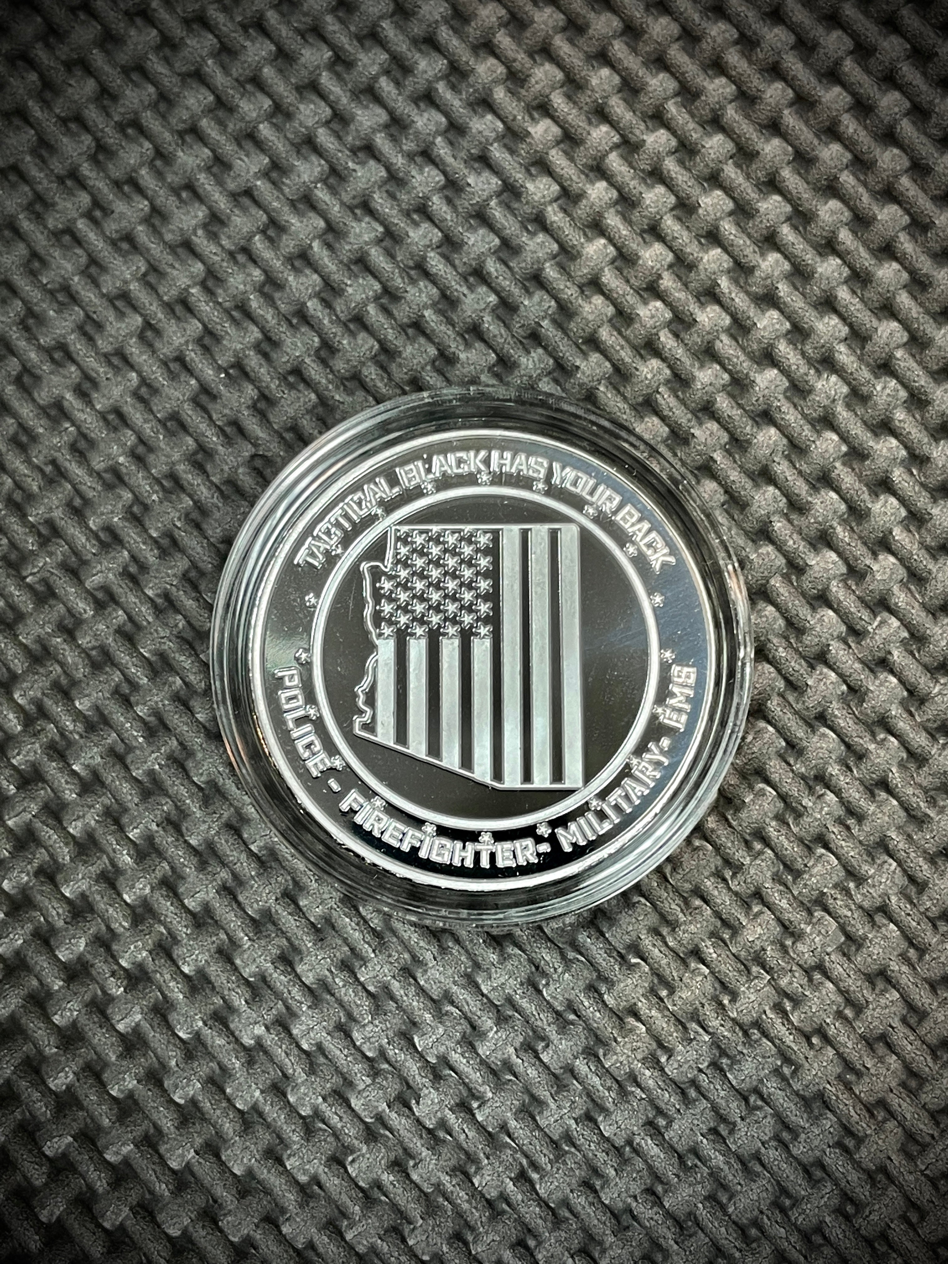 First Responder .999 Pure Silver Challenge Coin